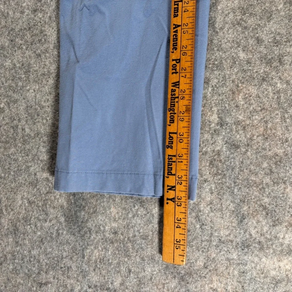 Lauren Ralph Lauren Classic Fit Cotton Stretch Chino Pants Blue 38x34 Flat Front